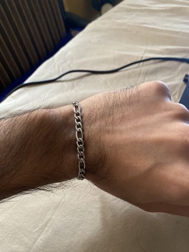 Customer photo review of Figaro Bracelet (Silver) 5mm