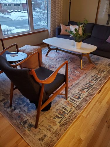 Customer photo review of Distressed Vintage Pissarro Terracotta Sky