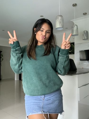 Customer photo review of Oversized Sweatshirt