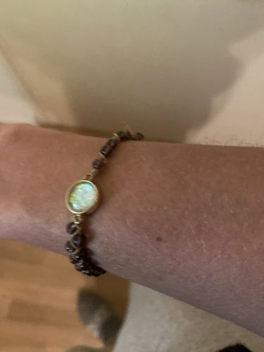 Customer photo review of AMETHYST-HEILUNGSARMBAND
