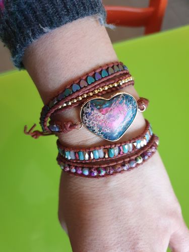 Customer photo review of HEILENDES HERZSCHUTZ-WICKELARMBAND