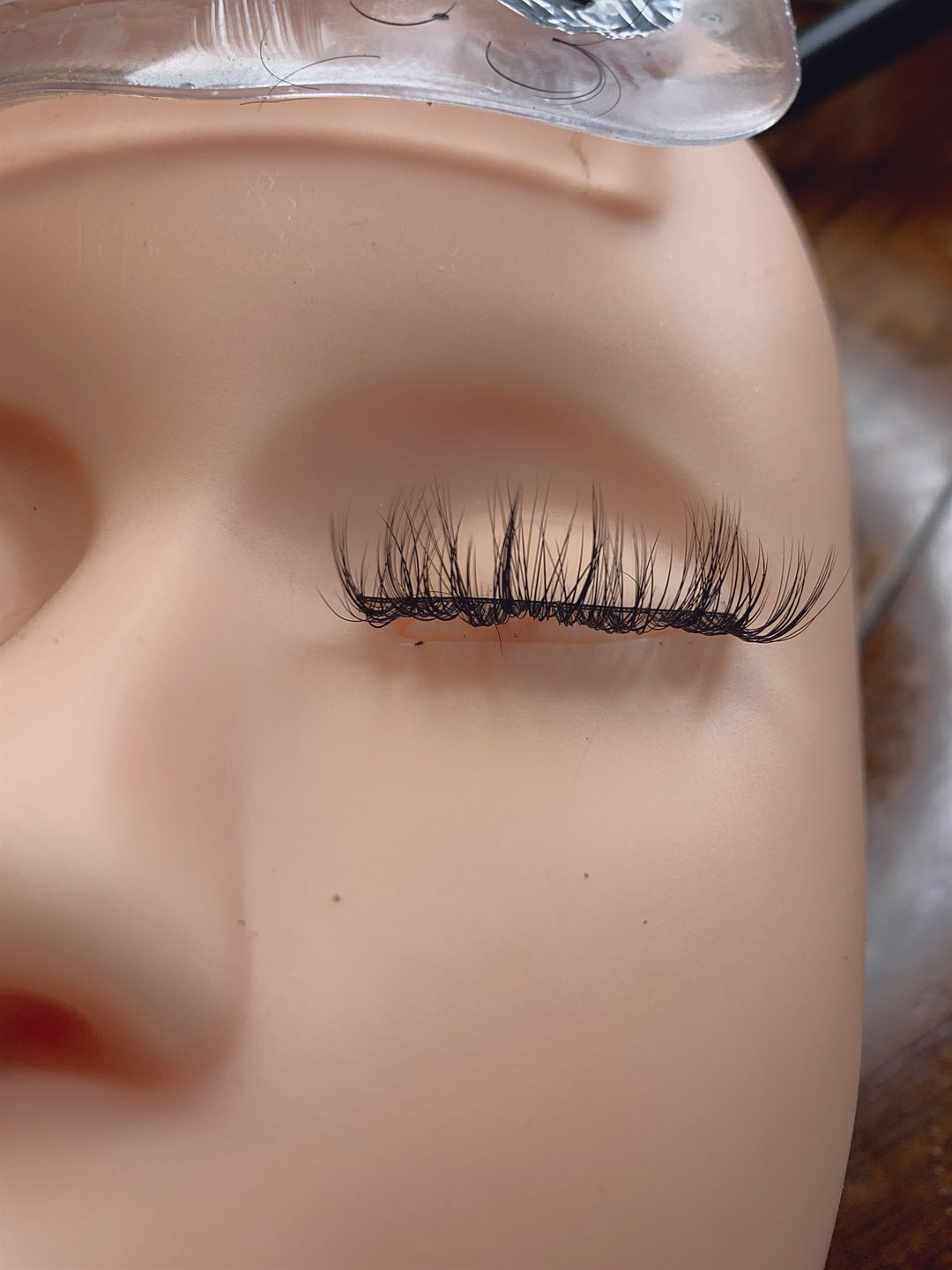 Customer photo review of Mannequin With Replacement Eyelids