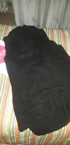 Customer photo review of Gilet di lana over size