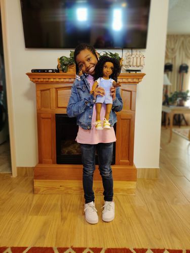 Customer photo review of Healthy Roots Doll: Zoe