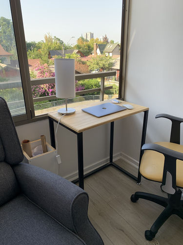 Customer photo review of Escritorio industrial MIMA 70 x 40 Blanco