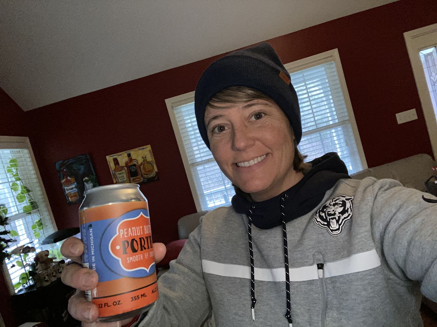 Customer photo review of Classic Blend RSVLTS Navy Beanie