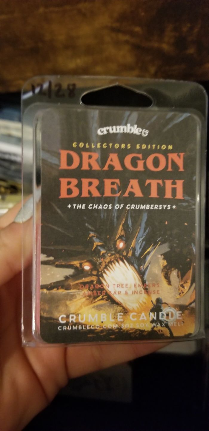 Customer photo review of Dragon Breath Wax Melts