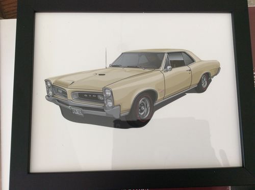 Customer photo review of Custom Car Portrait