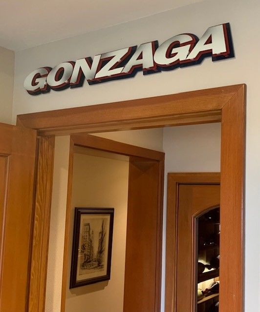 Customer photo review of Gonzaga University Classic 3D Vintage Metal Art