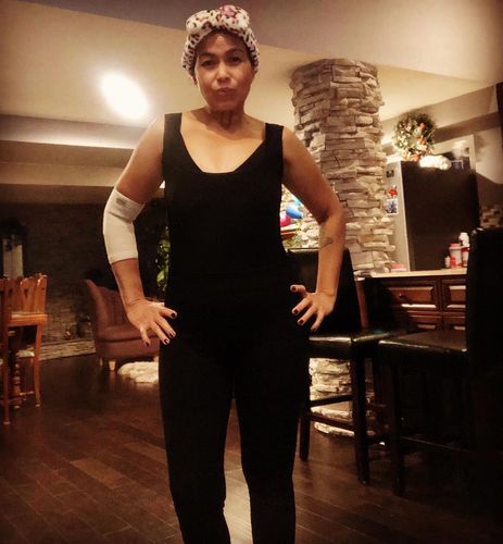 Customer photo review of Women's Heat Trapping Sweat Vest