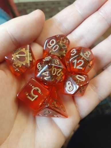Customer photo review of Android Gears - Dice Set