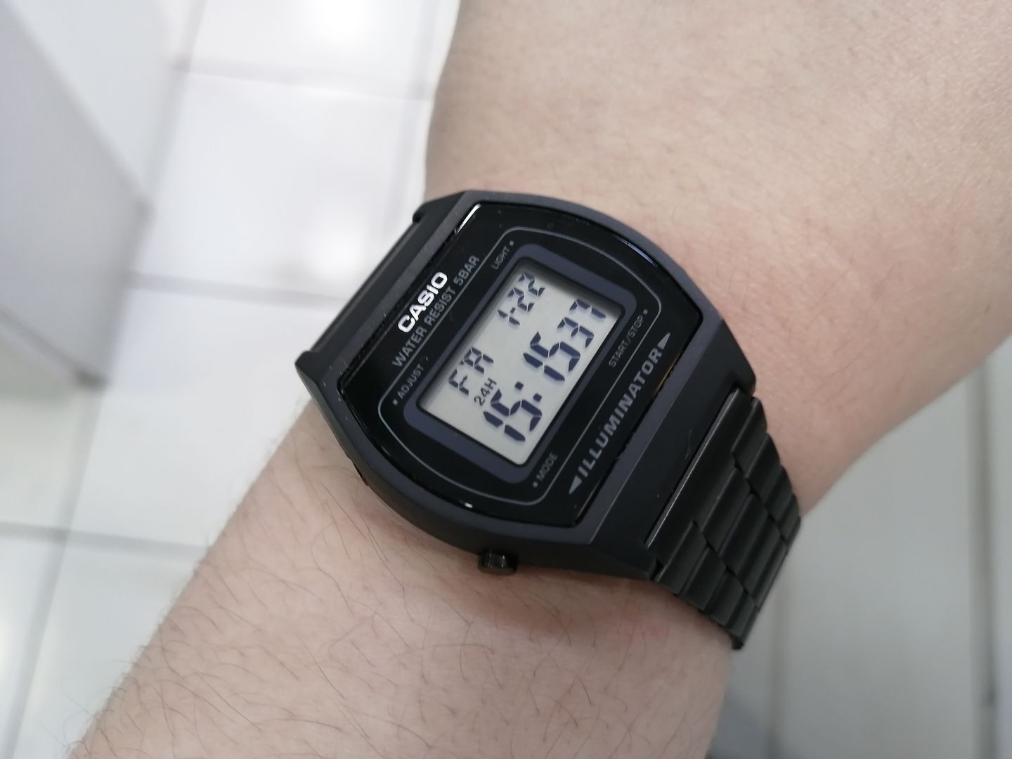 Customer photo review of Reloj Casio Vintage B640WB-1ADF Digital Metálico Negro