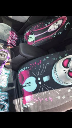 Customer photo review of Her Jack and His Sally Car Seat Covers The Best Valentine's Day Gifts