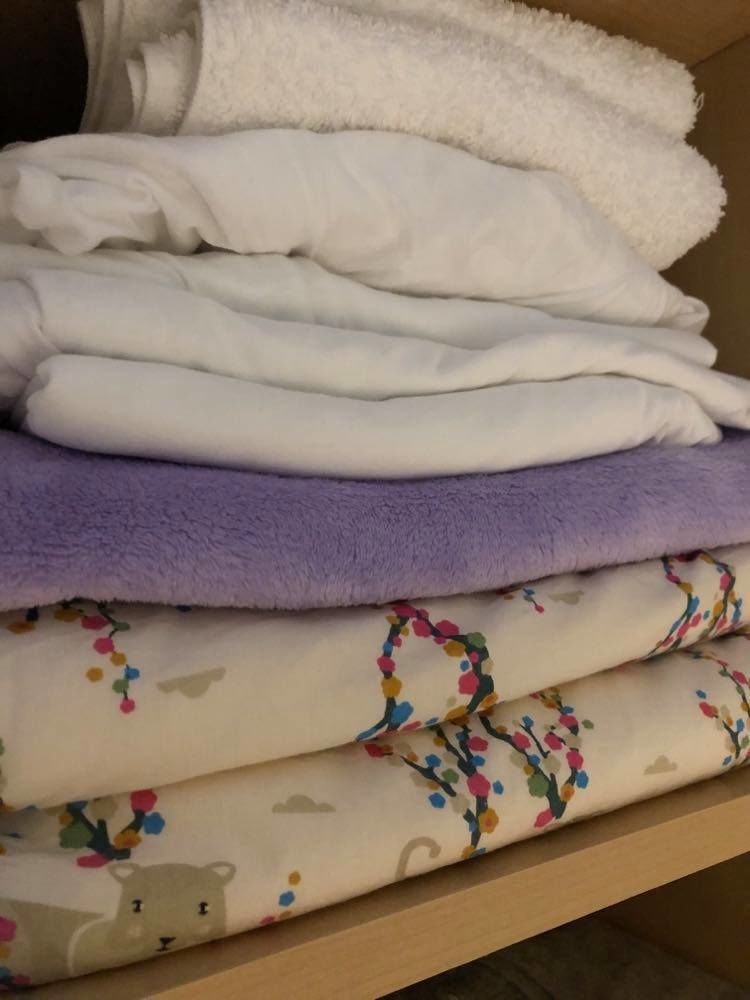 Customer photo review of Snow Leopard Blanket