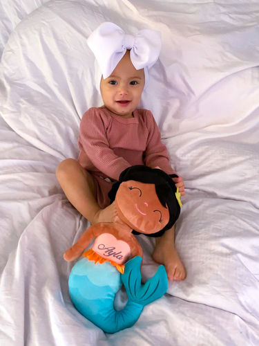 Customer photo review of Personalized Mermaid Leyadoll with Gift Bag - 2 Skin Tones