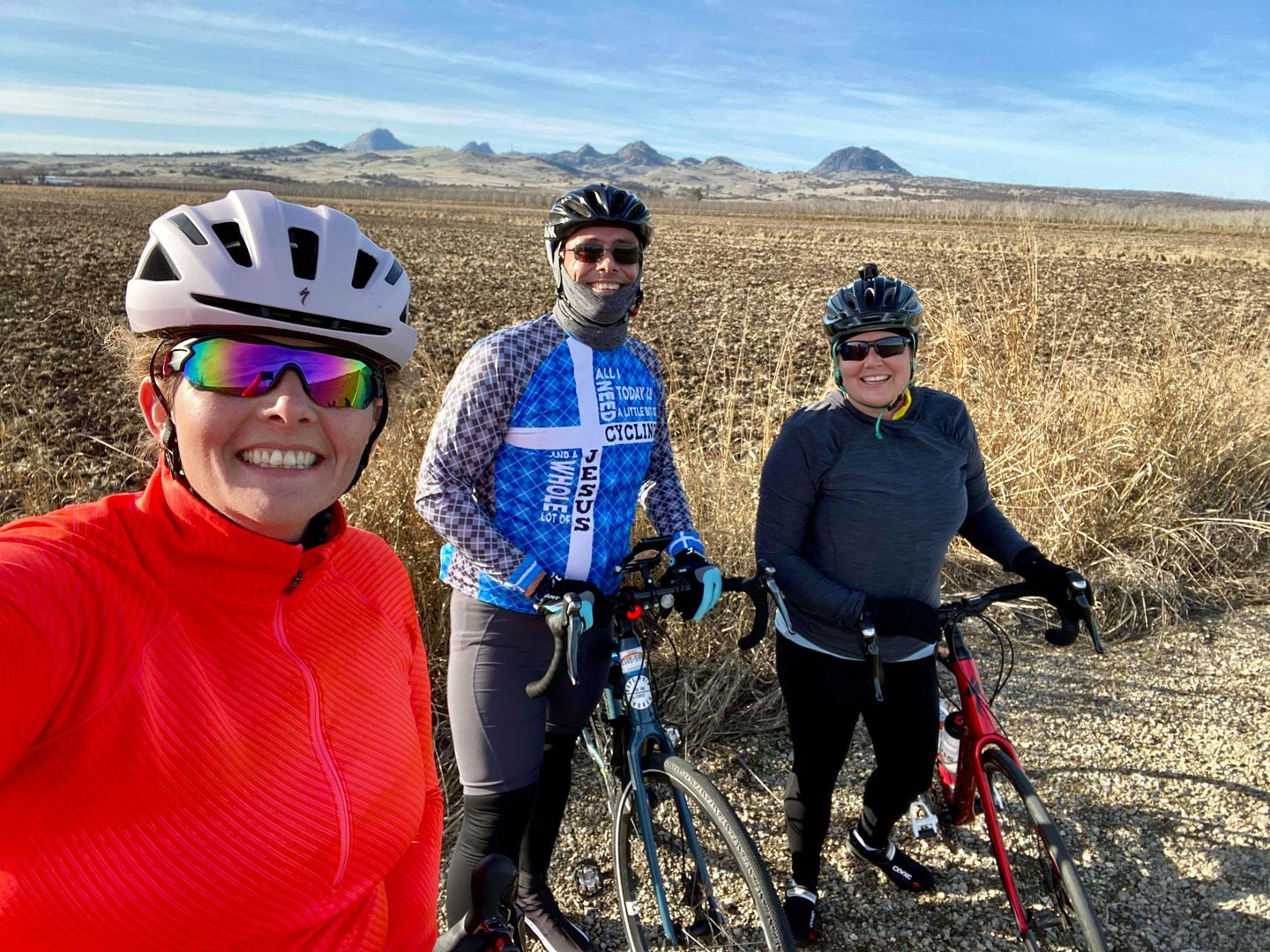 Customer photo review of Cycling & Jesus Long Sleeve Cycling Jersey