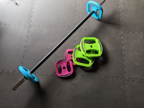 Customer photo review of Apus BODY PUMP Space Bar Set/ HALF PRICE