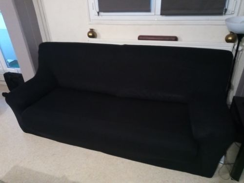 Customer photo review of Housse Gris Canapé d'Angle - Classique