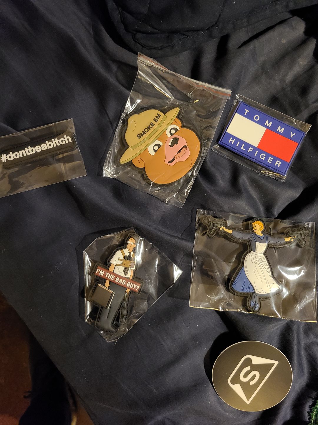 Customer photo review of Falling Down - Morale Patch