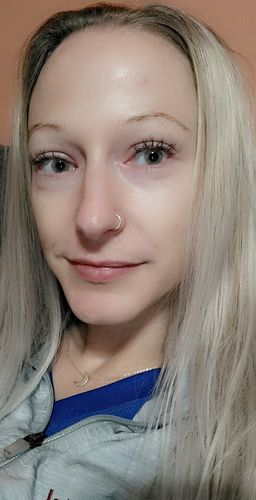 Customer photo review of [US Warehouse] Icy Grey Prescription Contact Lenses