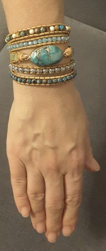 Customer photo review of JASPIS-HEIL-WICKEL-ARMBAND