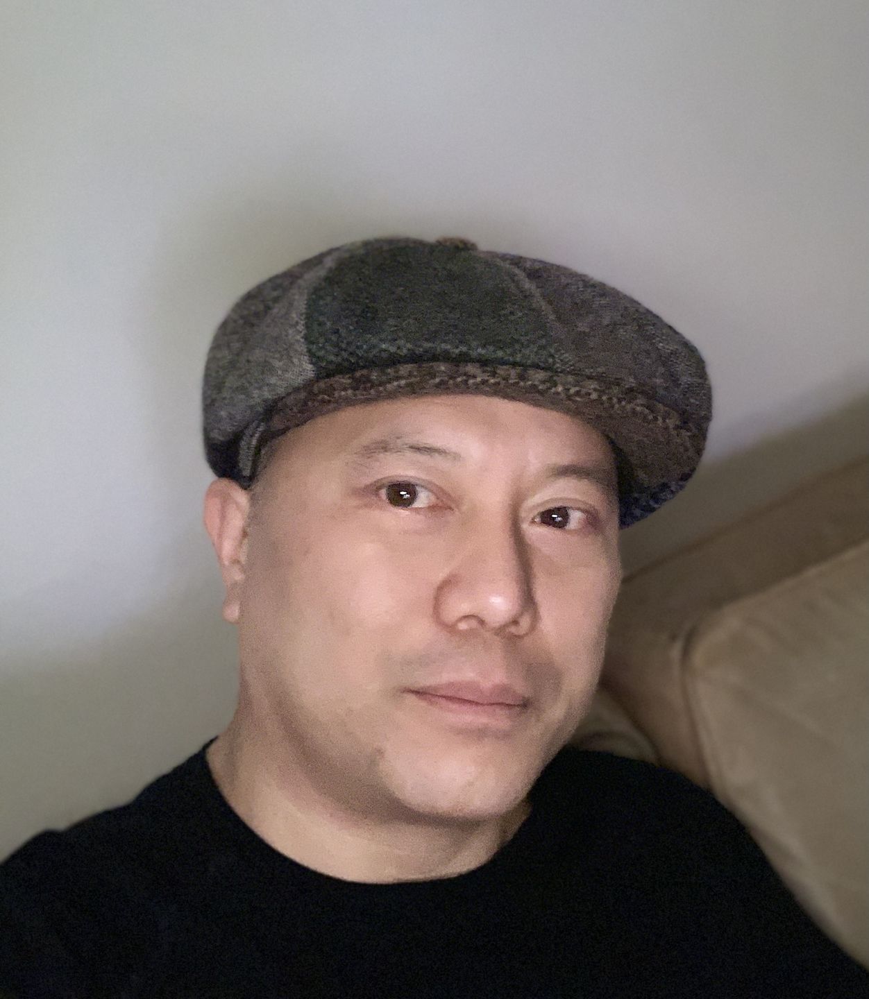 Customer photo review of Eight Piece Cap Patchwork Tweed