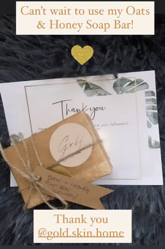 Customer photo review of Oats & Honey Soap Bar