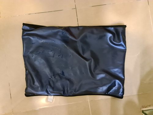Customer photo review of Men's Heat Trapping Waist Toner