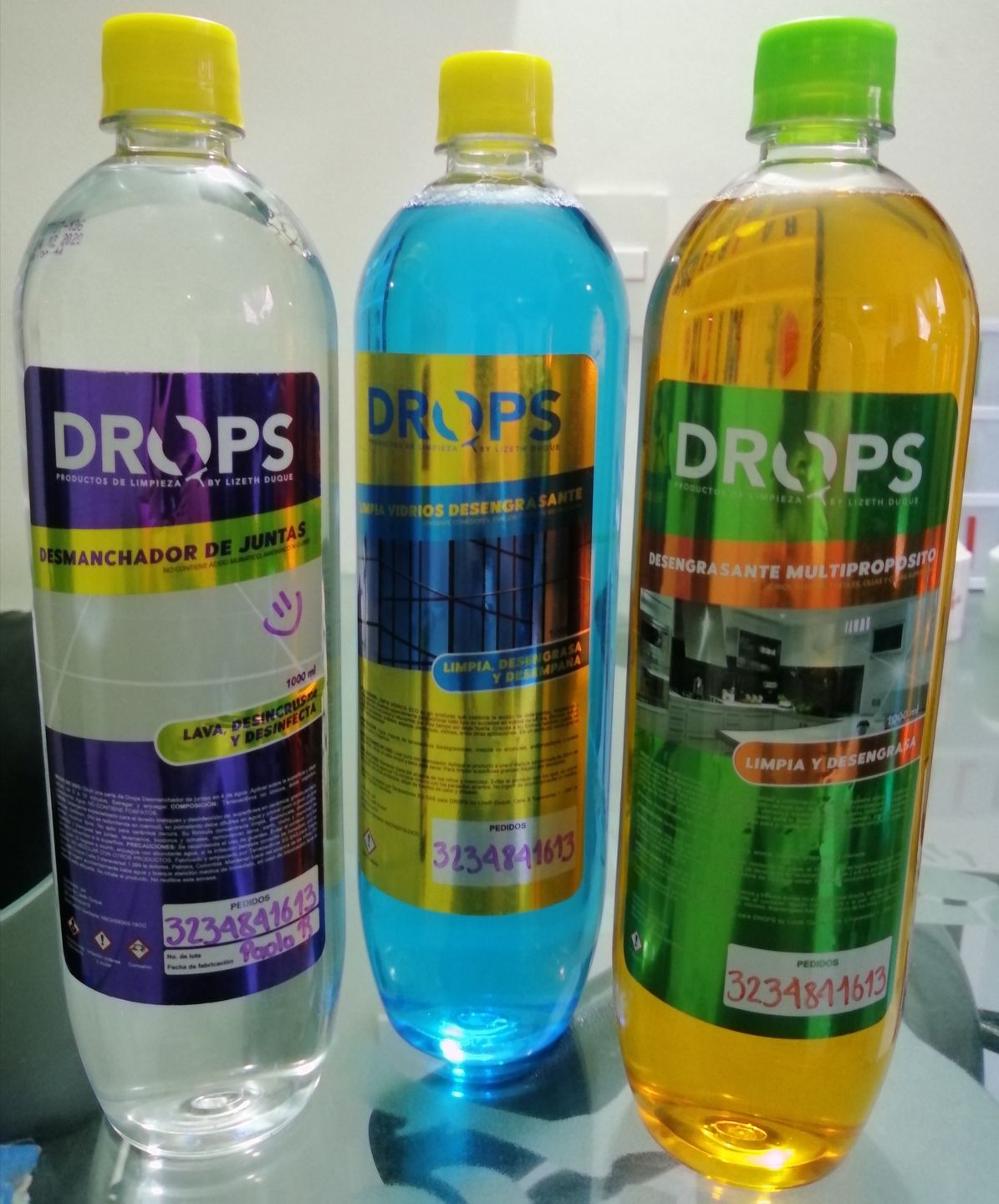 Customer photo review of Kit de limpieza Drops