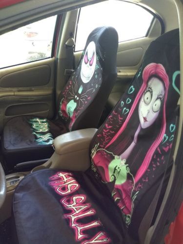 Customer photo review of Her Jack and His Sally Car Seat Covers The Best Valentine's Day Gifts