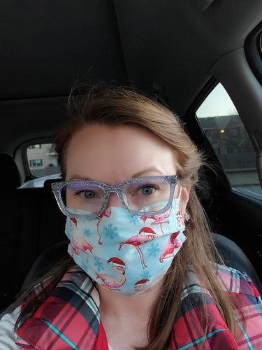 Customer photo review of Mask Insert - Straight - 100 Count