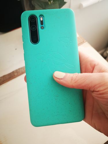 Customer photo review of Eco Friendly Huawei P30 Pro Phone Case - Turtle in Turquoise