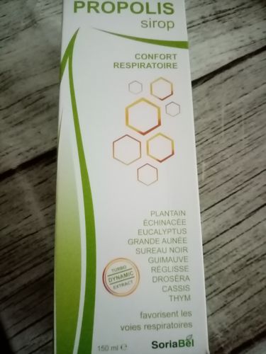Customer photo review of SIROP DE PROPOLIS