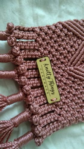Customer photo review of Acrylic Label : Saiz 1.2 x 4.0 cm