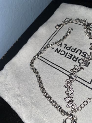 Customer photo review of solid silver ozone bracelet