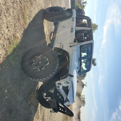 Customer photo review of Hawke Grille - White for 07-18 Jeep Wrangler JK