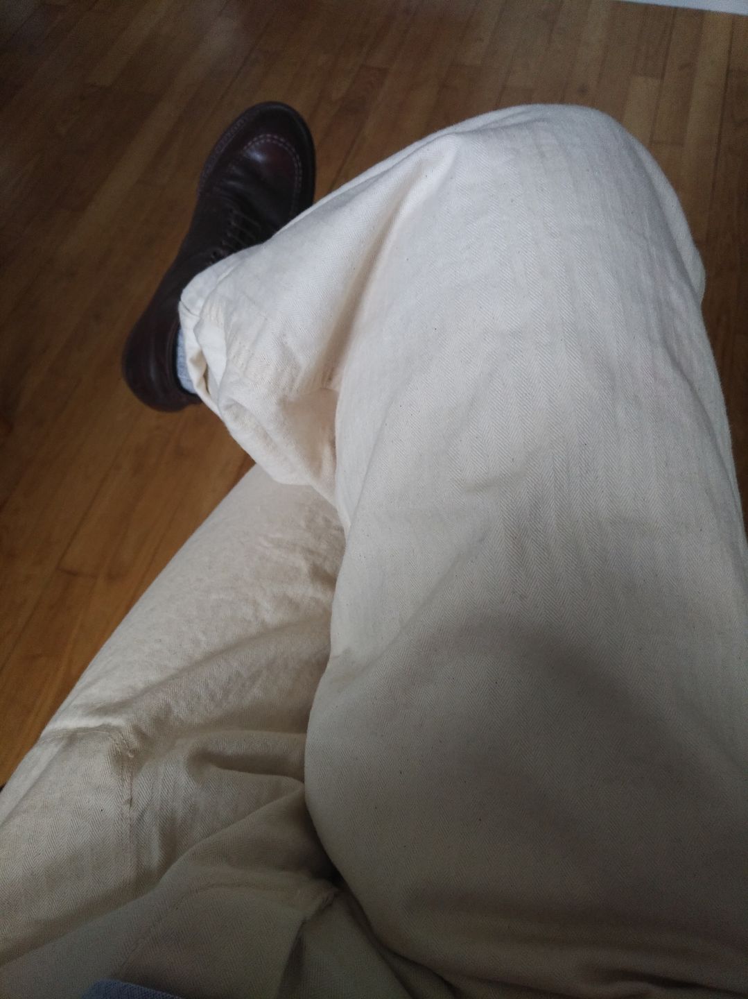 Customer photo review of USN Herringbone Deck Pants