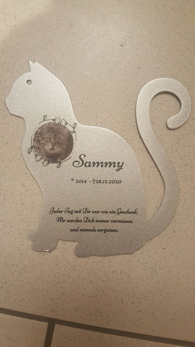 Customer photo review of Gedenktafel "Große Katze"