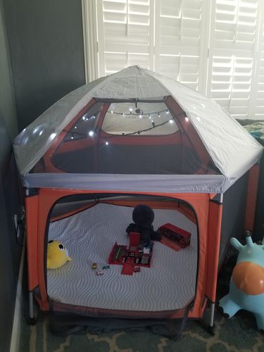 Customer photo review of Pop N' Go® Mattress Cover