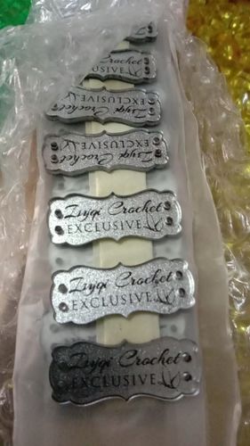 Customer photo review of Acrylic Label : Saiz 3.0 x 1.3 cm (Dome)