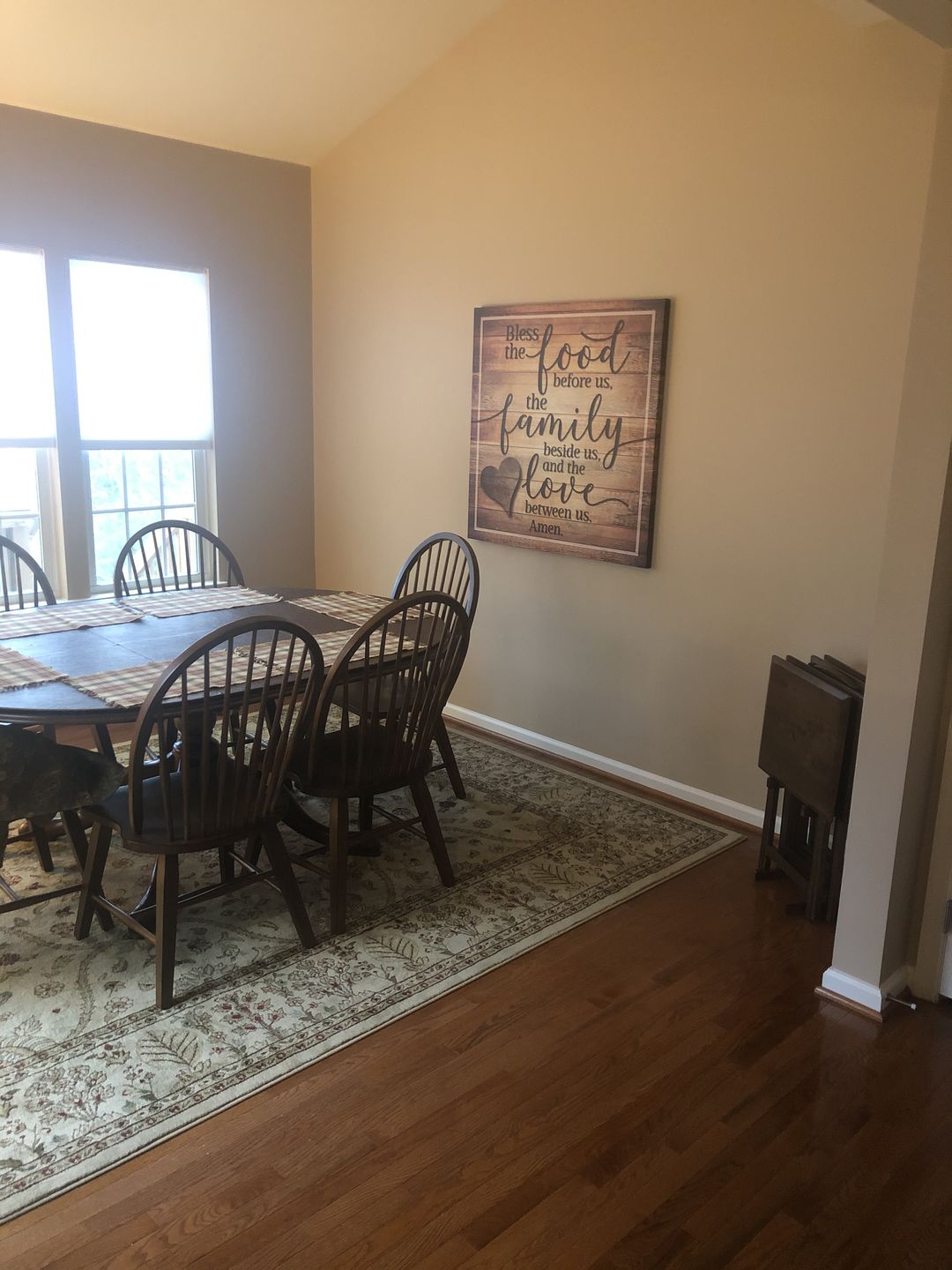 Customer photo review of "Food, Family, Love" Premium Canvas