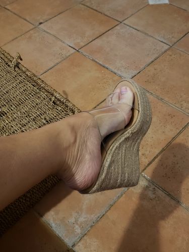 Customer photo review of Plataforma Miriam Transparente