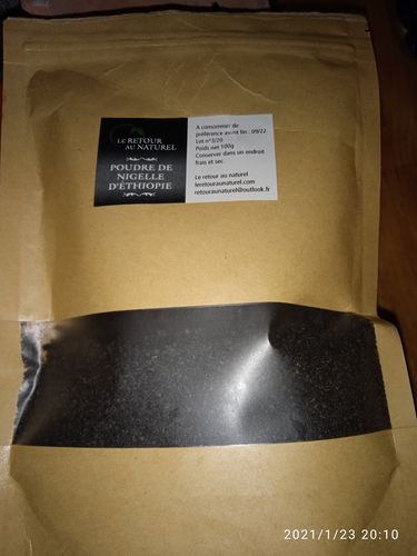 Customer photo review of POUDRE DE NIGELLE