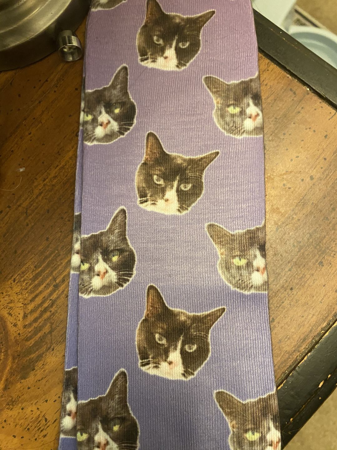 Customer photo review of Custom Pet Art Socks