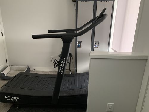 Customer photo review of GLG Curved Motorless Treadmill- shipping included in Canada