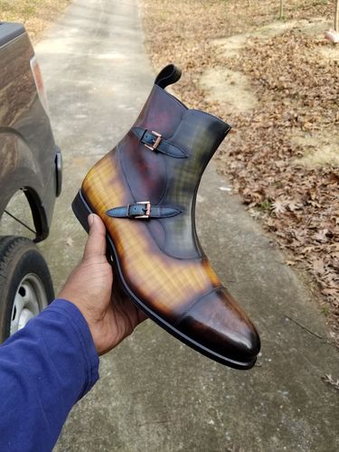 Customer photo review of Octavian Buckle Boot