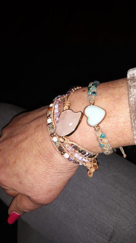 Customer photo review of LAPISLAZULI-ENERGIE-ARMBAND