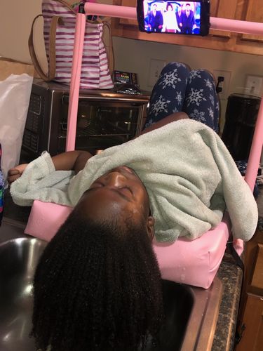 Customer photo review of Shampoo Mat Deluxe
