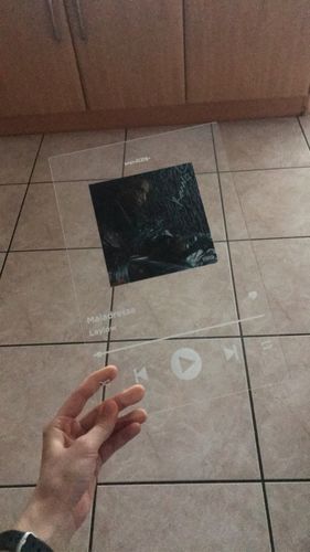 Customer photo review of Plaque personnalisée
