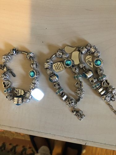 Customer photo review of Grandmother Granddaughter Unending Love Bracelets